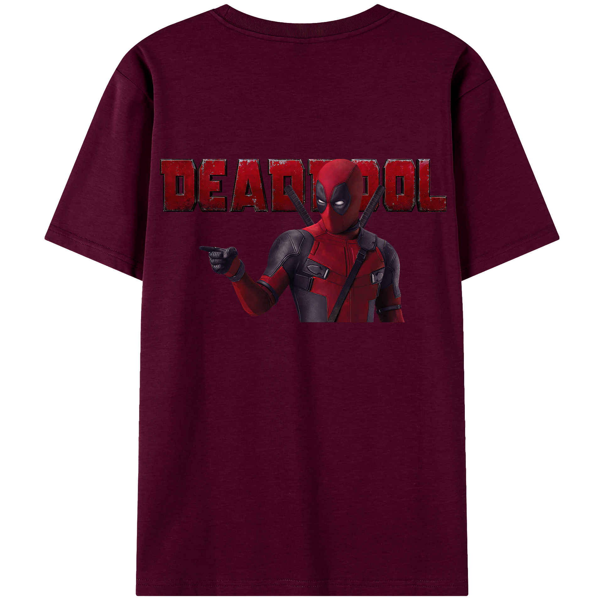 （画像用） Deadpool デッドプール レディース半袖Tシャツ(バックプリント)